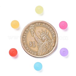 Прозрачные акриловый шар бисером FACR-R021-6mm-M