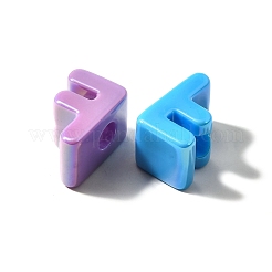 УФ-покрытие непрозрачные акриловые европейские бусины&nbsp;SACR-Z007-01F