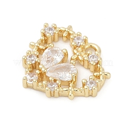 Латунные микро проложить кубического циркония подвески&nbsp;KK-Z094-01G-01