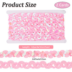 22м полиэстеровые бусины-пайетки OCOR-CY0002-20