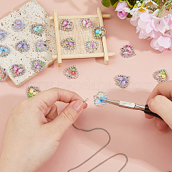 20 шт. 10-х стилевые подвески из сплава стекла&nbsp;DIY-HS0002-04