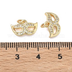 Латунные микро проложить кубического циркония подвески&nbsp;KK-A291-19G