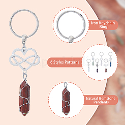 Брелок из натурального камня KEYC-FH00010