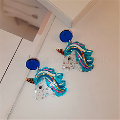 Милые акриловые серьги-гвоздики с мультяшными персонажами&nbsp;FS-WGDF618-04