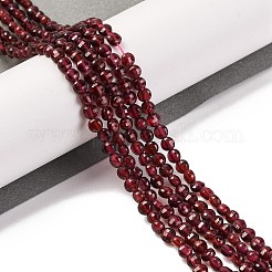 Гранат природный бисер нитей G-F770-B02-01