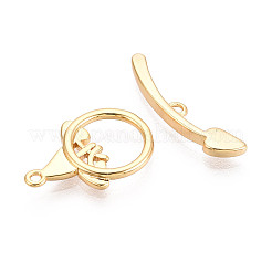 Латуни Переключить застежками KK-T077-02G