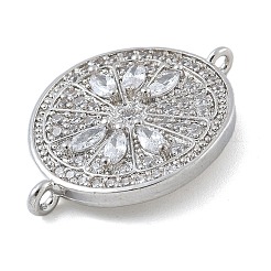 Стойка покрытие латунь прозрачный кубический цирконий плоские круглые соединители подвески KK-A234-045P