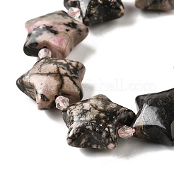 Природные родонит бисер нитей G-U023-C01-05