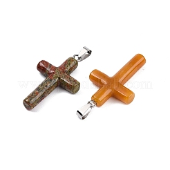 Природные и синтетические смешанные каменные подвески G-N344-23P