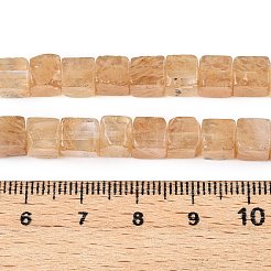 Арбуз камень стеклянные бусы пряди G-T139-6x6-06A