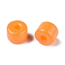 Непрозрачный стеклянный бисер с краской для выпечки SEED-T008-02F