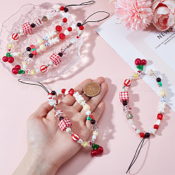 4 шт. украшения для мобильных аксессуаров из сплава и смолы&nbsp;HJEW-HY0001-21