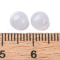 Натуральный голубой агат шнурка кабошоны G-O185-01G-02