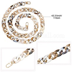 Акриловые звенья цепи удлинители сумок&nbsp;HJEW-FS00058-01