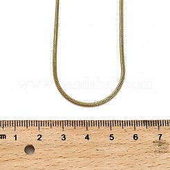 1.5 мм 304 нержавеющая сталь круглая змейка двухслойные ожерелья для женщин и мужчин&nbsp;LS-NJEW-Q028-02G