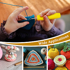 10 шт. 5-х цветная ручка крючка для вязания из ЭВА FIND-NB0006-34