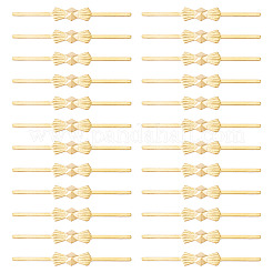 200 шт. железных пряжек-бантов&nbsp;IFIN-TA0001-72G