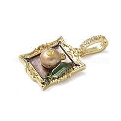 Латунь эмаль подвески&nbsp;LS-KK-F886-01G-01