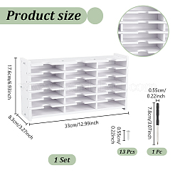 18 сетчатый держатель для хранения штемпельной подушечки из ПВХ-пластика ODIS-WH0043-118B