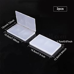 Прозрачные пластиковые бусины CON-WH0073-75