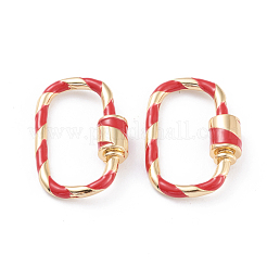 Латунные эмалированные винты с карабином KK-L197-07