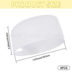 Регулируемый колпак шеф-повара из полиэстера AJEW-WH20064-27A