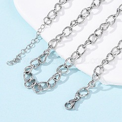 6 мм кубинские звенья цепи из нержавеющей стали 304 для женщин NJEW-B145-01P