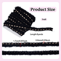 6 ярд полиэстеровая лента из шерсти куницы&nbsp;OCOR-NB0002-19A