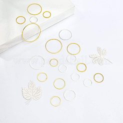 Латунные соединительные колечки&nbsp;KK-PH0035-54