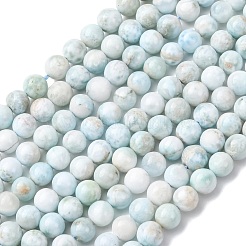 Природные ларимар бисер нитей G-B156-A01-6mm-01