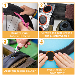 5 стиль резиновая заплатка для ремонта велосипедной шины FIND-FH0009-71
