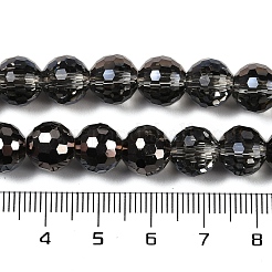 Прозрачные стеклянные бусины гальваническим пряди&nbsp;EGLA-N002-31-H08