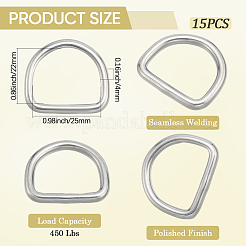 D-образные кольца из нержавеющей стали 304 STAS-CP0001-05C