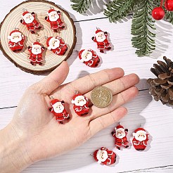 12шт 2 стиля непрозрачные подвески из смолы&nbsp;CRES-YW0002-76