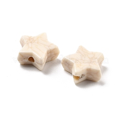 Хрустящие непрозрачные акриловые бусины OACR-Z026-06B