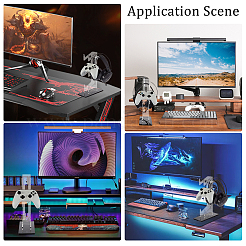 3-уровневые прозрачные акриловые держатели для игровых контроллеров ODIS-WH0002-09