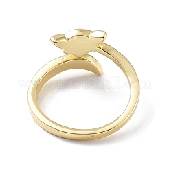 Латунные открытые манжеты для женщин&nbsp;LS-RJEW-A028-04G