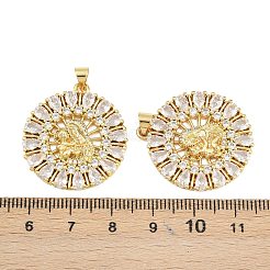 Латунные микро проложить кубического циркония подвески KK-D005-08G