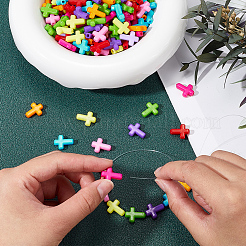 300 шт. Непрозрачные акриловые бусины&nbsp;SACR-SP0001-03