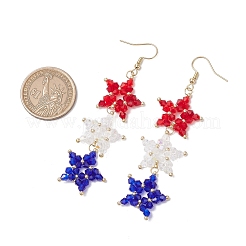 Подвески из стеклянного бисера ручной работы&nbsp;EJEW-MZ00415