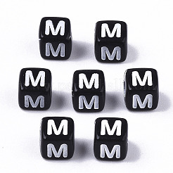 Непрозрачные акриловые бусины&nbsp;X-SACR-N002-01M