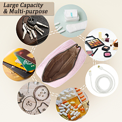 Косметички из вельветовой ткани на молнии AJEW-WH20017-50B