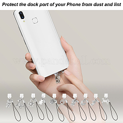 20 шт. 10-х стильных ремешка для мобильного телефона из сплава&nbsp;HJEW-OC00118