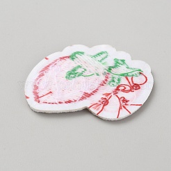 Клубничная вышивка полиэстер пришивные аппликации DIY-WH0671-005A