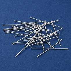 925 серебро с плоской головкой STER-F018-01B