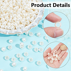 Абс пластмасса имитация жемчужина европейские бисер SACR-NB0001-18A