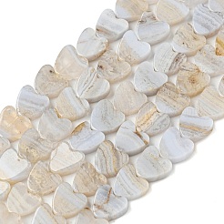 Натуральный голубой кружевной агат бисер нитей G-NH0001-B02-01