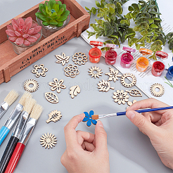 3 пакет 3 стильных лазерных фигур из дерева WOOD-GF0001-53