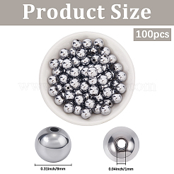 2 нити гальванизированные синтетические немагнитные гематитовые бусины нити&nbsp;G-PA0001-32