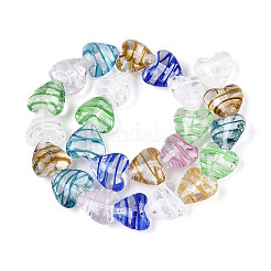 Бусы лэмпворк ручной работы LAMP-N036-13